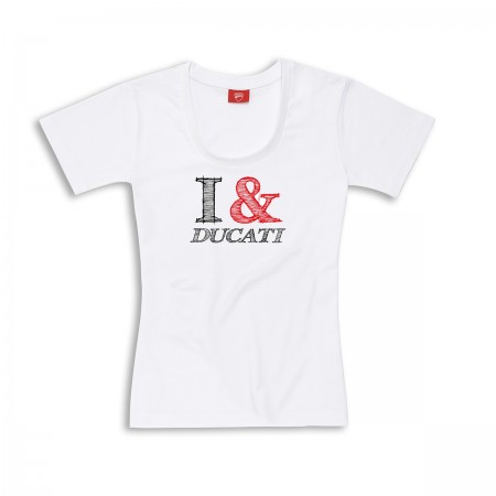 Ducati I & D Graphic Art Womens T-Shirt