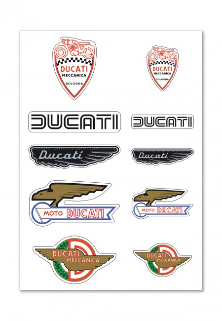 Ducati Mixed Historical Rubber Stickers