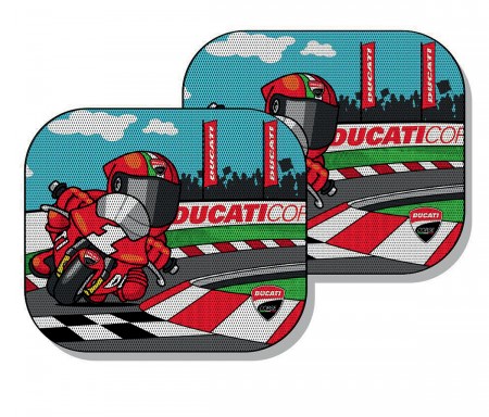 Ducati Cartoon Sun Blinds
