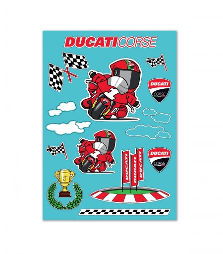 Ducati Cartoon Decorative Stickers