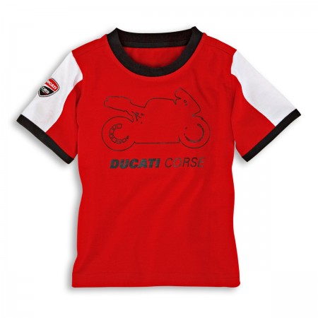 Ducati Corse Kids Short Sleeved T-Shirt