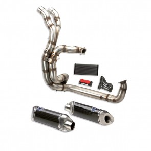 Ducati Complete Exhaust System with Carbon Silencers 848