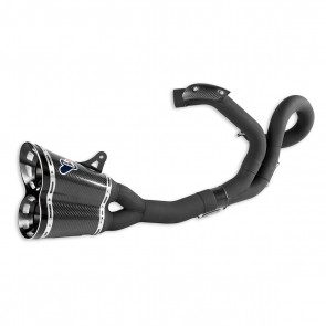 Ducati Complete Exhaust Kit with Carbon Silencers & Black Ceramic Coated Manifolds