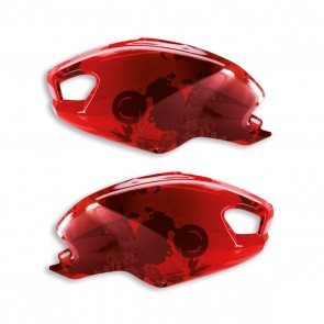 Ducati Red Landscape Tank Side Cover (2 Pcs)