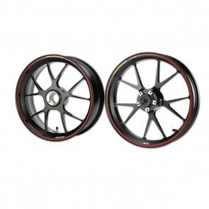 Ducati Set of Black Forged Aluminum Wheel Rims