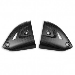 Ducati Carbon Heat Guards Kit for Racing Silencers