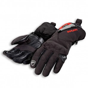 Ducati Strada Winter GT Fabric-Leather Gloves
