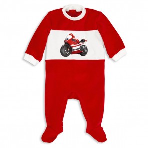 DUCATI CORSE ´14 Baby Body Strampler Set 2 Stück Einteiler rot weiß NEU !! 