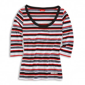 Ducati Womens Colour Bands T-Shirt