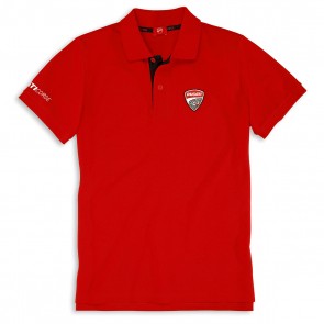 Ducati Corse 12 Total Red Short Sleeved Polo
