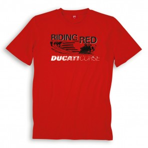 Ducati Riding Red Graphic T-Shirt