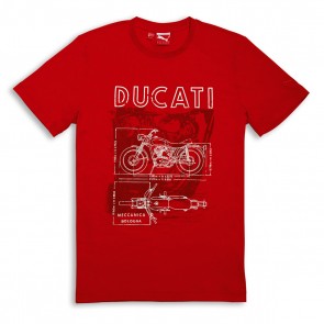 Ducati Graphic Red T-Shirt