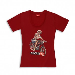 Ducati Pin-Up Womens Short-Sleeved T-Shirt