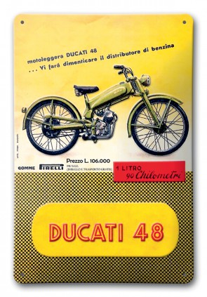 Ducati 48 Metal Sign